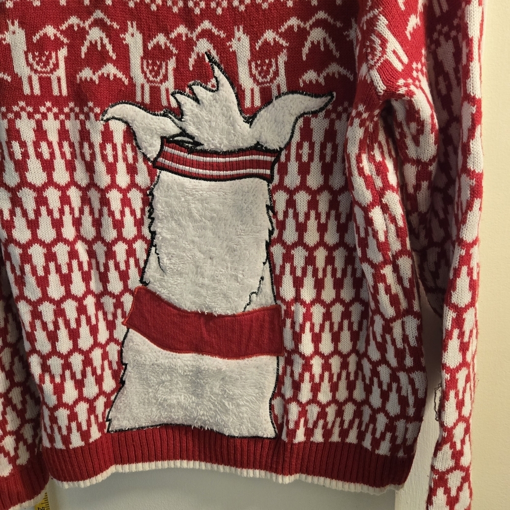 Blizzard BAY Llama Ugly Sweater  Unisex Size M - Picture 6 of 8